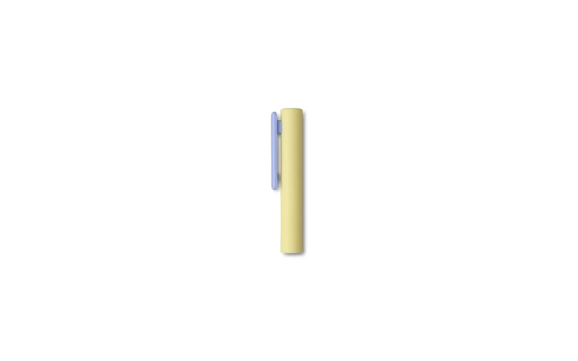 Wacom One Pen Rear Case Yellow with Lavender clip